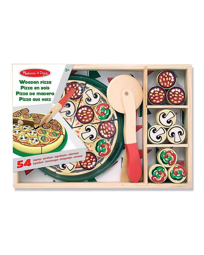 toy wooden pizza